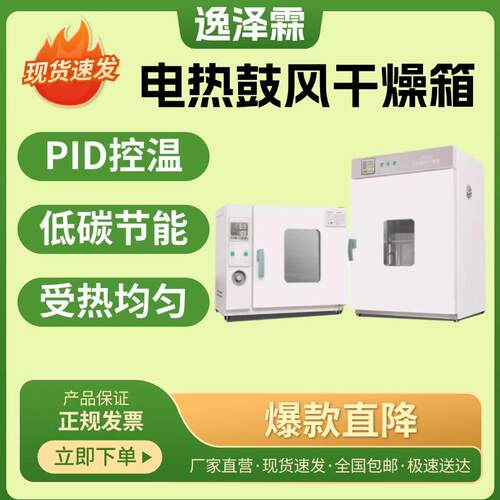 电热恒温鼓风干燥箱高温加热工业实验室烤箱不锈钢镀锌加热烘干箱
