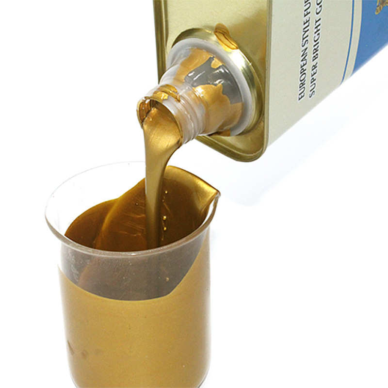 批发高亮度速干水性金箔漆 颜色可制定水性烫金漆 家具描金水涂料