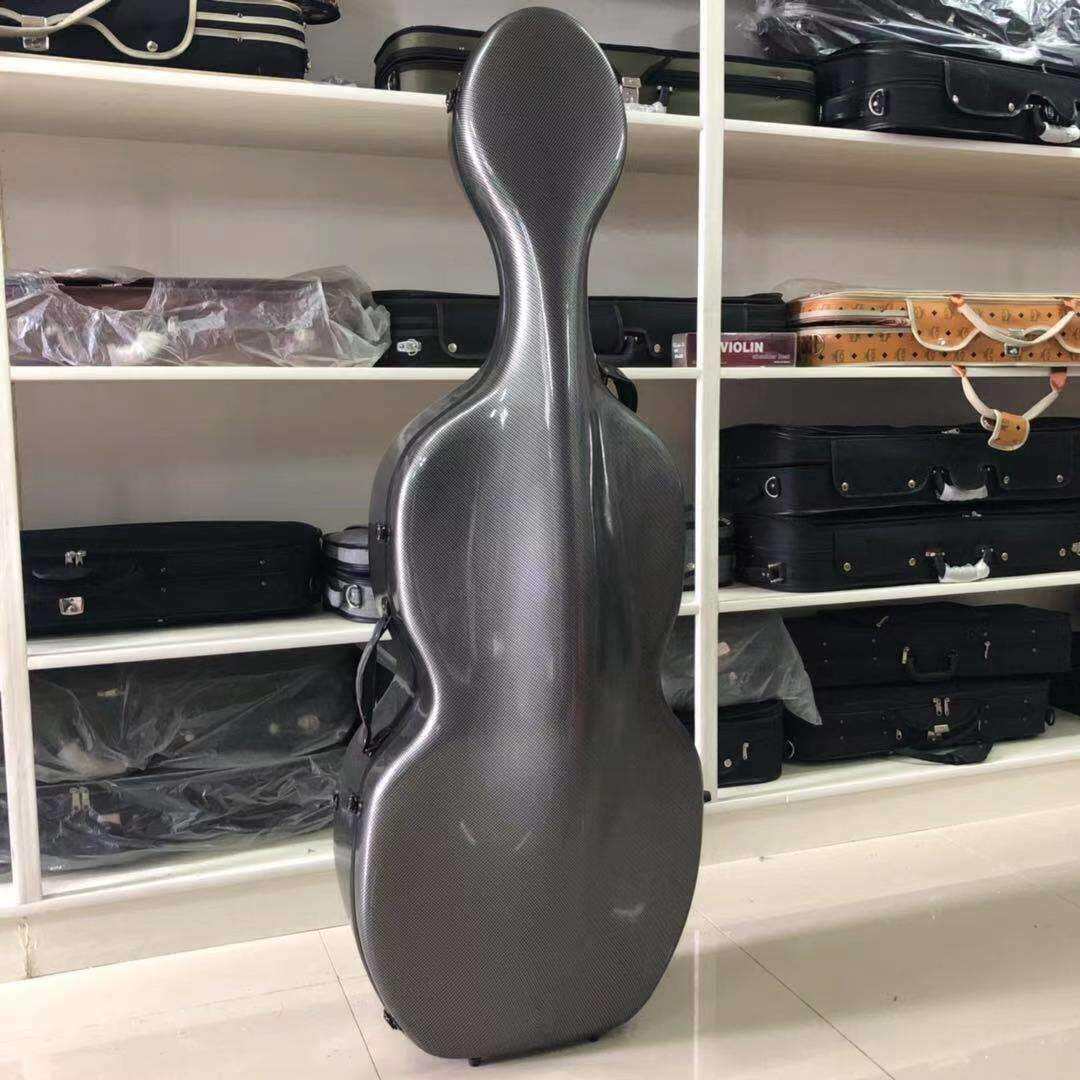 碳纤维大提琴盒航空箱4/4超轻可背飞机托运大提琴盒大提琴箱子