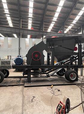动式移锤破车电动柴油大式小型碎石车建筑矿山破锤碎ZH-PC003机制