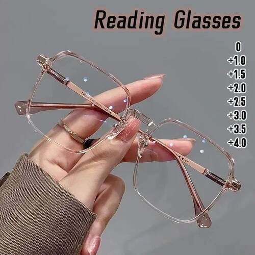 Trendy Fashionable Reading Glasses Women Anti Blue Light Pre