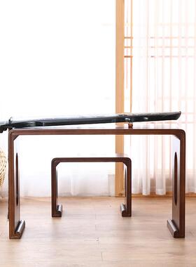 国茶几桌仿琴桌EVK共鸣实木茶桌国学学古筝桌古书法桌画桌子