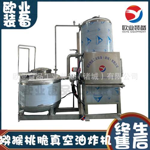 苦瓜脆片加工生产线 果蔬脆片油炸机 西兰花洋葱脆真空油炸机器