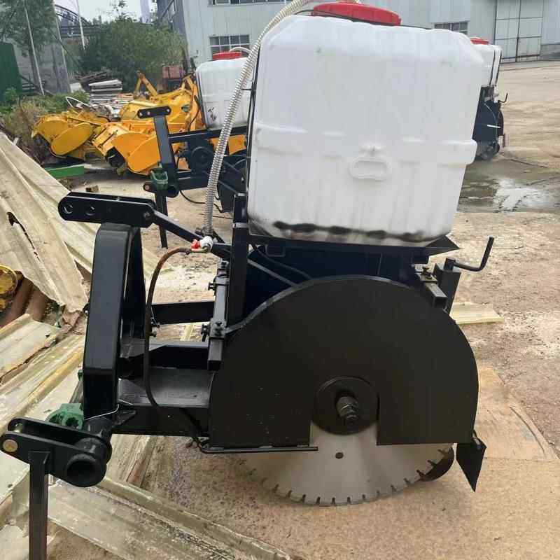 三点悬挂式切缝机 混凝土路面割缝机 双锯片切槽机 操作简单