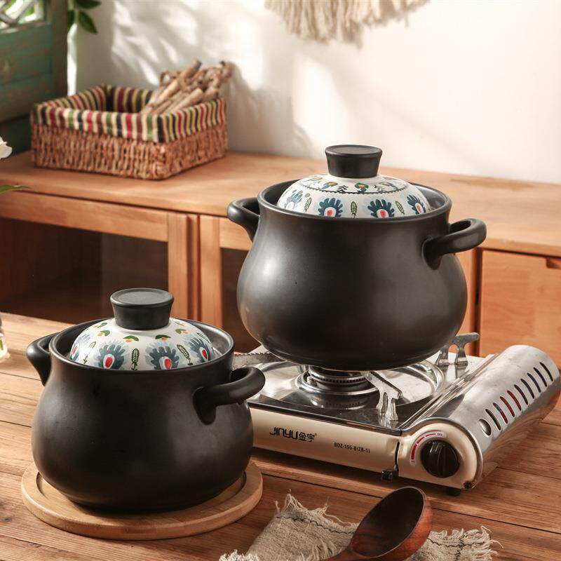 新款直销日式陶瓷锅煲汤炖锅砂锅汤煲韩式耐高温不粘砂锅炖肉汤锅