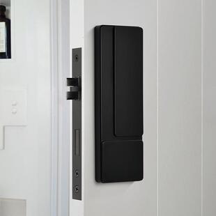 无把手门锁侧拉隐形室内卧室卫生间房门锁现代静音磁吸锁