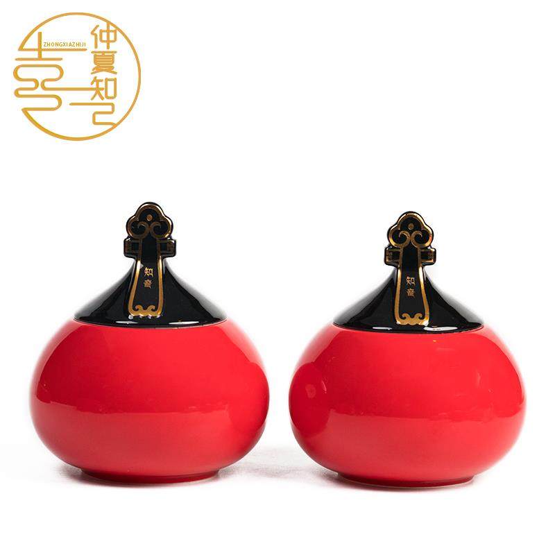 正品知音中国糖红陶瓷罐结婚陪嫁礼罐物密封茶叶伴手礼婚庆罐套礼,节庆用品/礼品,创意礼盒/礼品套组,淘宝优惠券,粉丝福利购,淘宝优惠卷