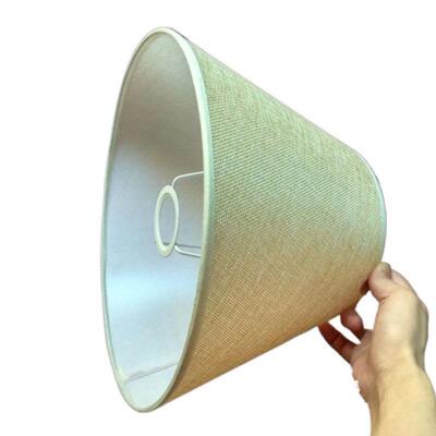 罩灯罩配件亚一麻VSI8487台灯壁灯卧室床头酒店宾馆地灯落壳件