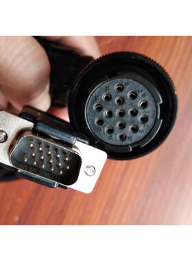 信捷伺服编码器线DS2-21P5-AS 15针数据线 DS3电机反馈线CP-DL-05