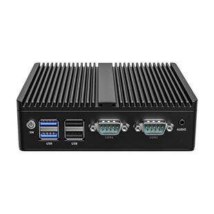 j6412嵌入式 j4125 工控机minipc小 J1900 倍控迷你电脑主机N2840