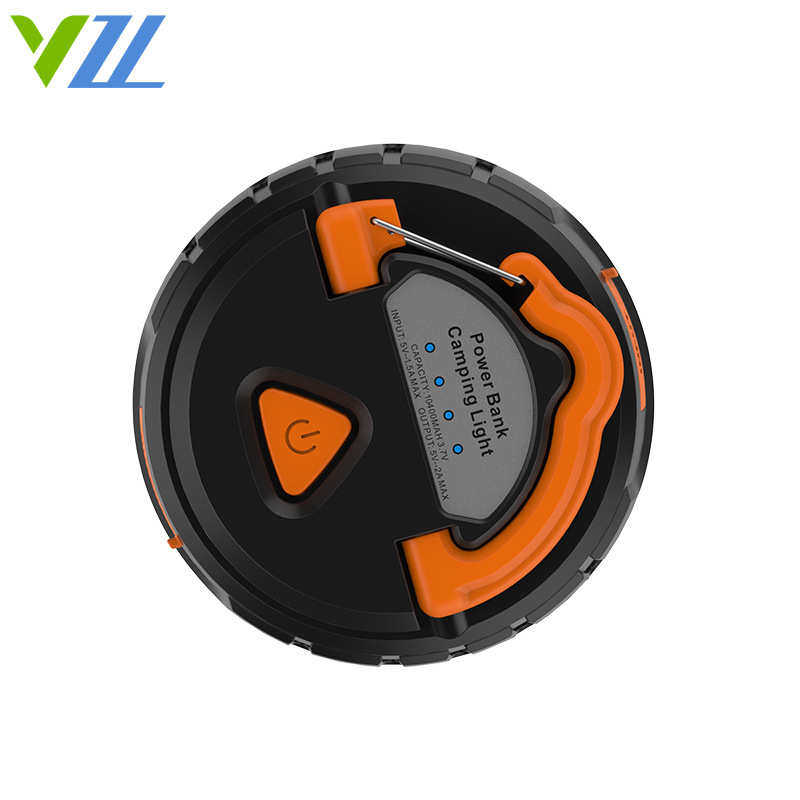 厂家直销带磁铁野营灯 户外多功能营地灯帐篷灯 钓鱼露营灯手提灯