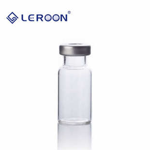 20ml毫升气相20mm钳口顶空进样瓶透明棕色平底圆底样品瓶