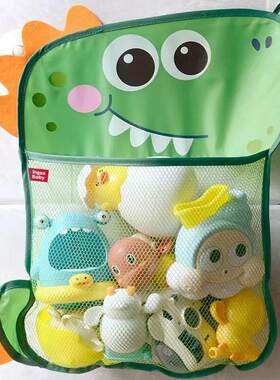 Baby Shower Toy Cute Duck Frog Net Toy Storage Bag Strong Su