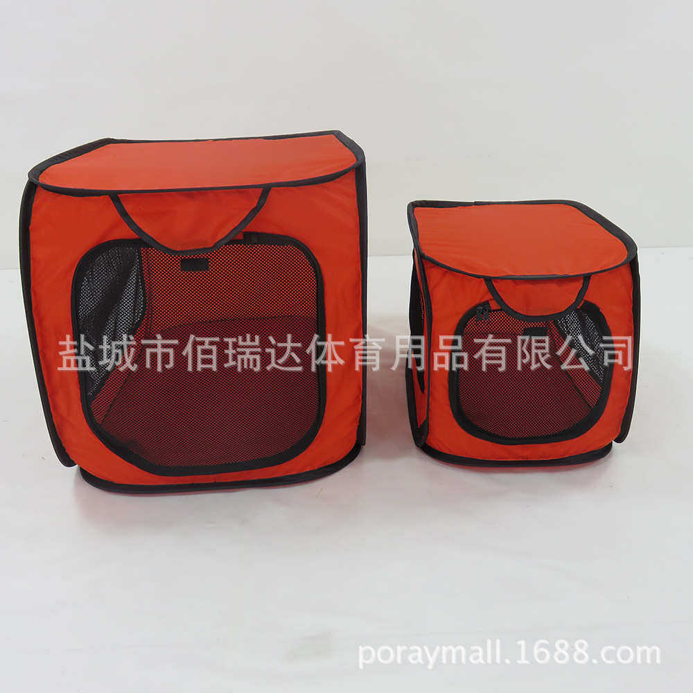 批发便携式可折叠弹跳宠物帐篷轻便易携带旅行款狗笼猫窝家用帐篷