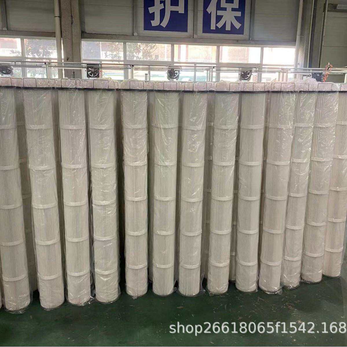 覆膜聚酯无纺布滤筒使用寿命长过滤精度高反吹清灰更容易