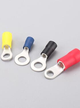 圆形压绝缘源端头RV3.54新能压接接线端子铜OT接线-耳3BVD.冷5平