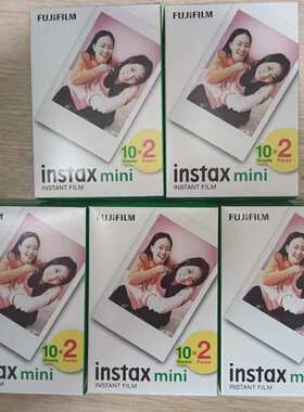 富士拍立得相纸一次成像迷你3寸mini相纸12/7/9/90相机通用新日期