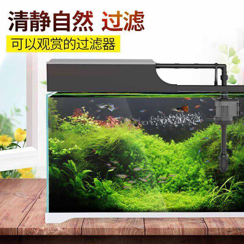 佳璐鱼缸过滤器水族箱三合一潜水泵水族上滤多功能静音抽水增氧EP