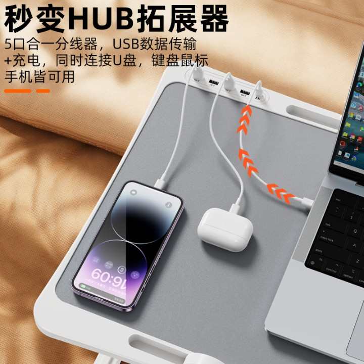 站立式工作台可移动调节笔记本升降桌办公室台式显示器电脑桌面增