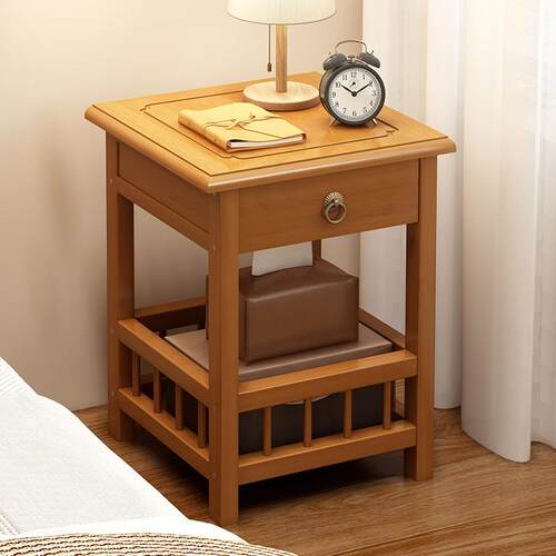 A simple storage cabinet with drawers, designed in a wabi-sa