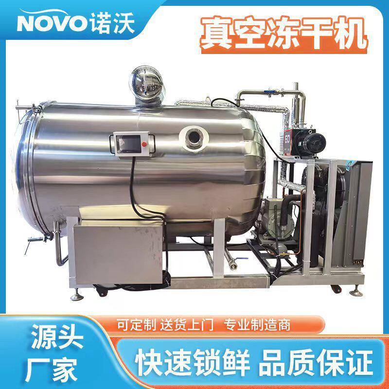 草莓脆真空冻干机榴莲真空干燥设备果蔬脆片诺沃真空冷冻干燥
