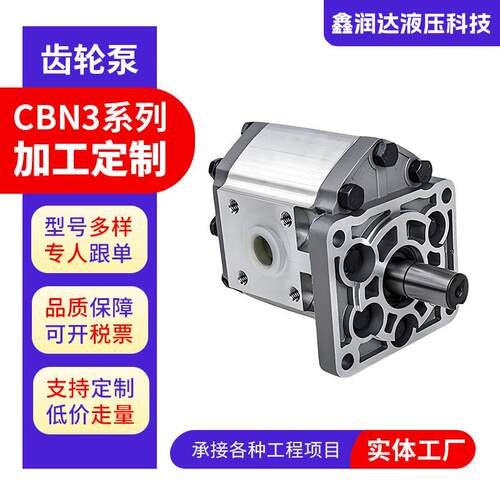齿轮泵小型油泵高压液压泵CBN3系列306/310/314/316/320液压油泵