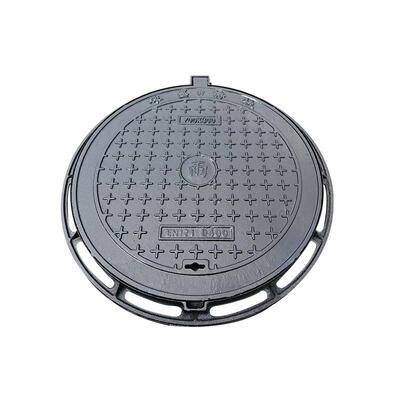 圆形方形球墨铸铁井盖雨污水D400窖井盖EN124铸铁重型井盖现货供