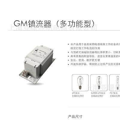 上海亚明GM1000W镇流器GM1000Z金卤灯亚字牌镇流器