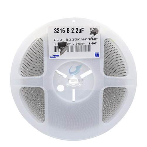 贴片电容器1206 225K 225KA 25V 陶瓷 3216 2.2uf X7R材质 原装