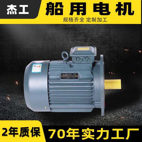 船用三相异步电动机Y112M-4-4W4W钢芯大功率卧立同轴式马达