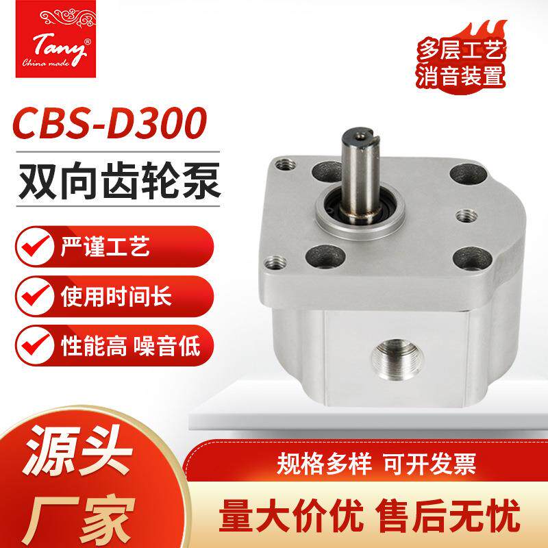 生产CBS-D300双向齿轮泵电液推杆中小型工程机械专用双向齿轮油泵