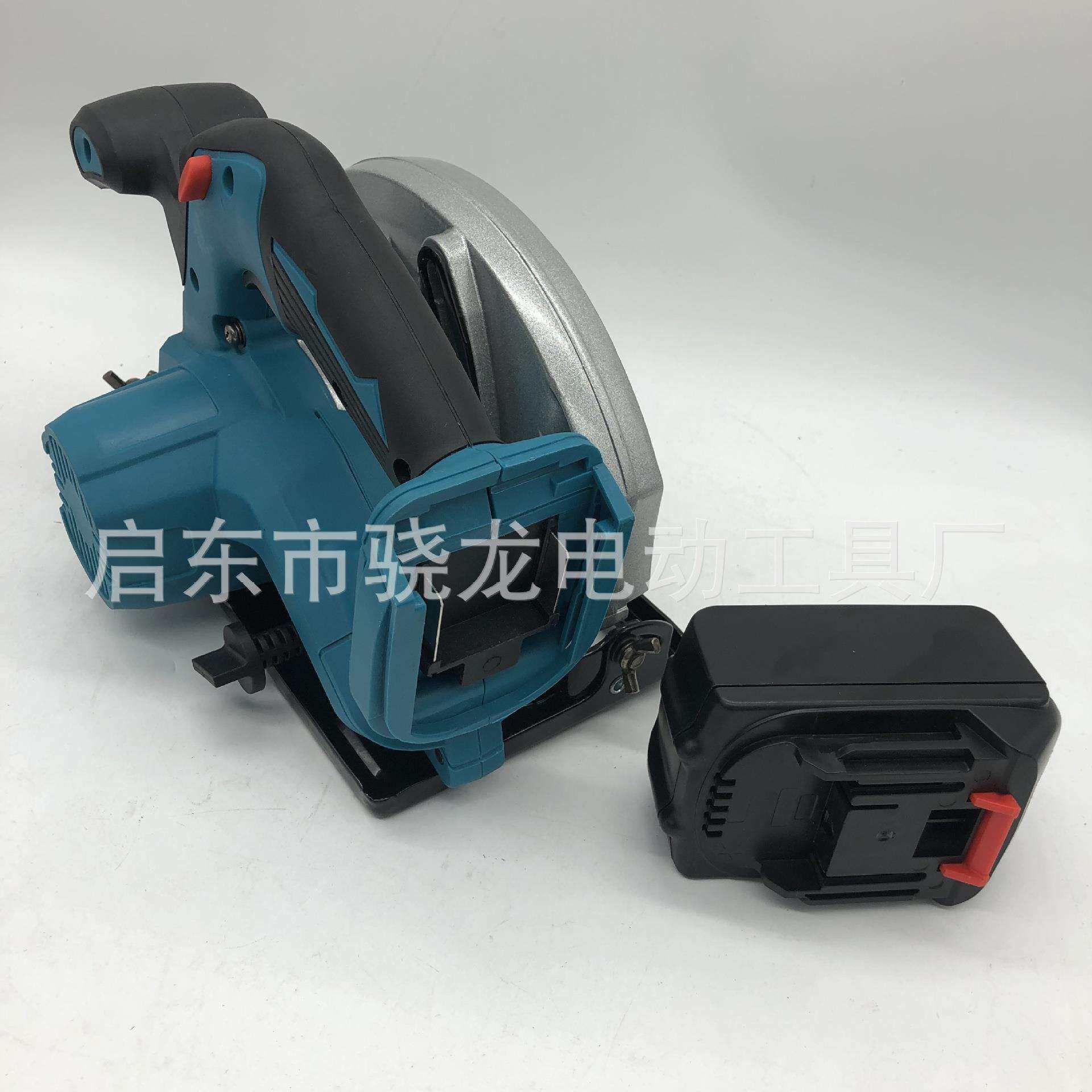 电圆锯7寸锯切割机倒台锯木工锯锂电锯云石机充电手提锯圆盘锯