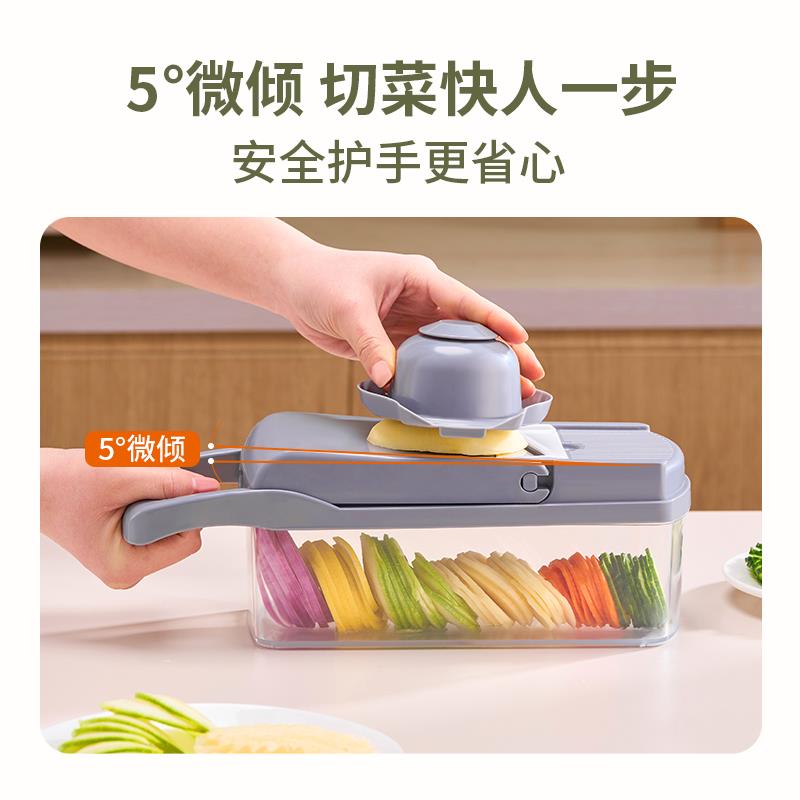 切丁神器多功能切菜器厨房家用切片切块土豆丝擦丝器刨丝器