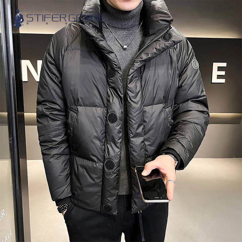 STIFER GENNE加厚羽绒服男冬季2026年新款白鸭绒高端男士立领外套