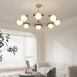 法式 复古餐厅灯具 中古客厅吊灯现代简约网红魔豆主卧室书房灯美式