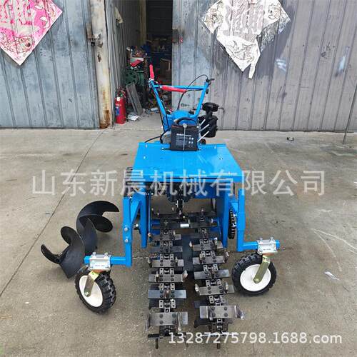 自走式链条开沟机 手扶柴油挖沟机液压升降挖沟机