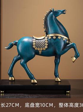 高档一公鸣惊人办马饰品工艺老板室书房书厅架新型中国风客酒柜装