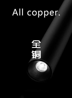 意铜式全极简黑色卧室小床头吊灯现代吧轻奢设JOV计师餐厅岛台台