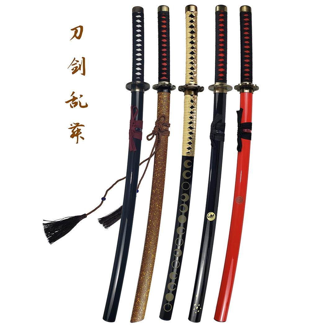 刀剑乱舞一期一振加州清光合金不开刃三日月宗近鸣狐武式刃木刀剑
