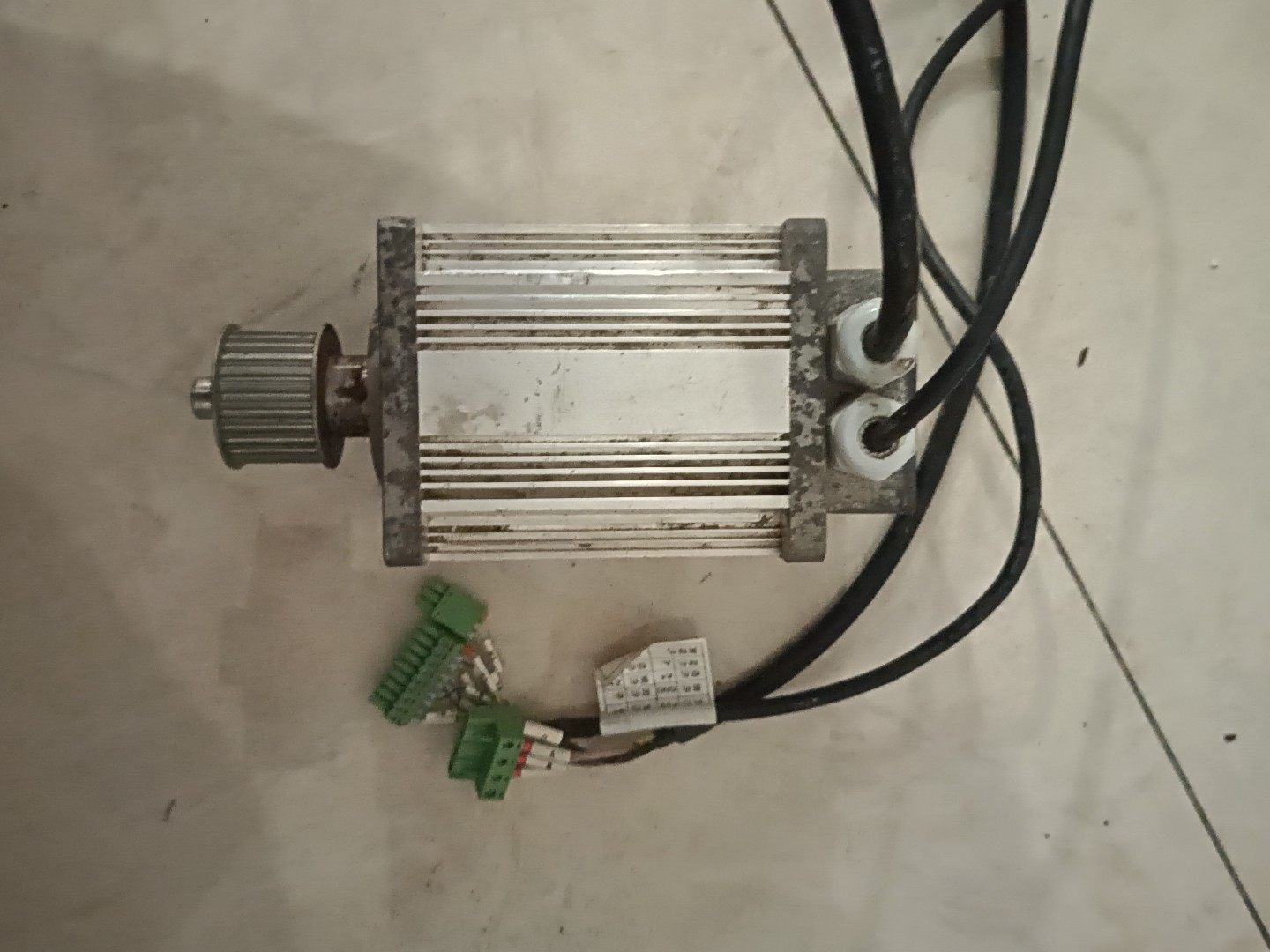 拆机蒂森电梯门机马达DMIC-I-G/PDM-47,没条件测