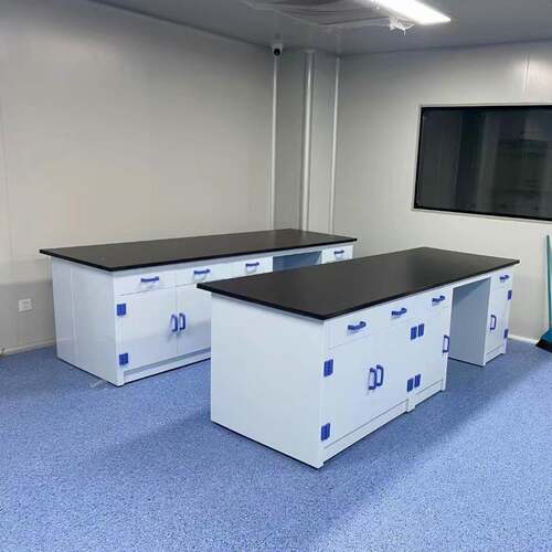 实验室PP实验台化验室PP工作台PP操作台医院边台边柜PP材质实验桌