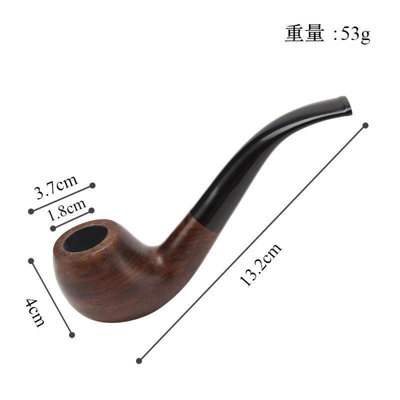 烟杆陶瓷木石2026新款烟斗老式焊烟烟斗入门玉烟嘴烟筒直柄双面