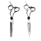 骷髅系列 平剪 美发剪刀 专用 牙剪 理发剪 6.0寸个性