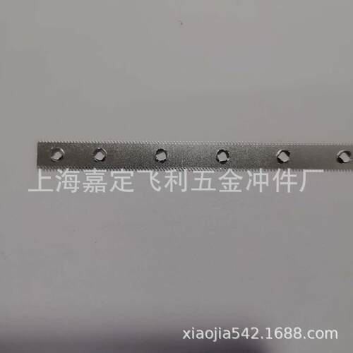 不锈铁锯条细齿家用保鲜膜铝箔彩盒锯齿条切割器不锈钢双面齿