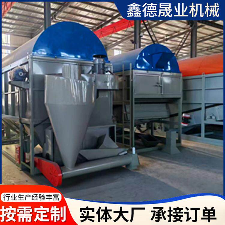 脉冲滚振清理筛小麦水稻圆筒滚振组合清理筛双层滚筛圆筒筛