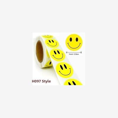 500pcs/roll Thank You Stickers Handmade Sticker Circle Sta。