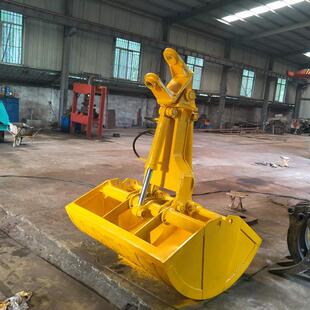 直销河道清淤码头装沙斗火车厢铲煤专用液压抓斗