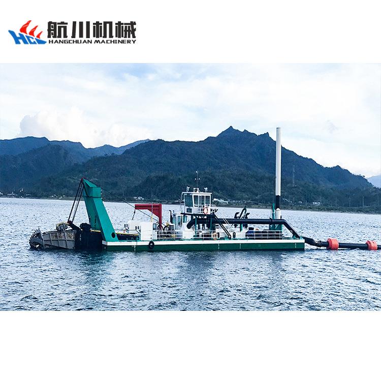 航川绞CSD-300机械河道清淤船水库吸船式挖泥船多尺寸可选清淤疏