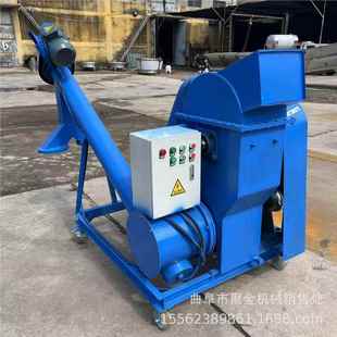 除机玉尘粮食粉碎自EAB粉动进料高粱米四六八瓣碎机对辊挤扁机