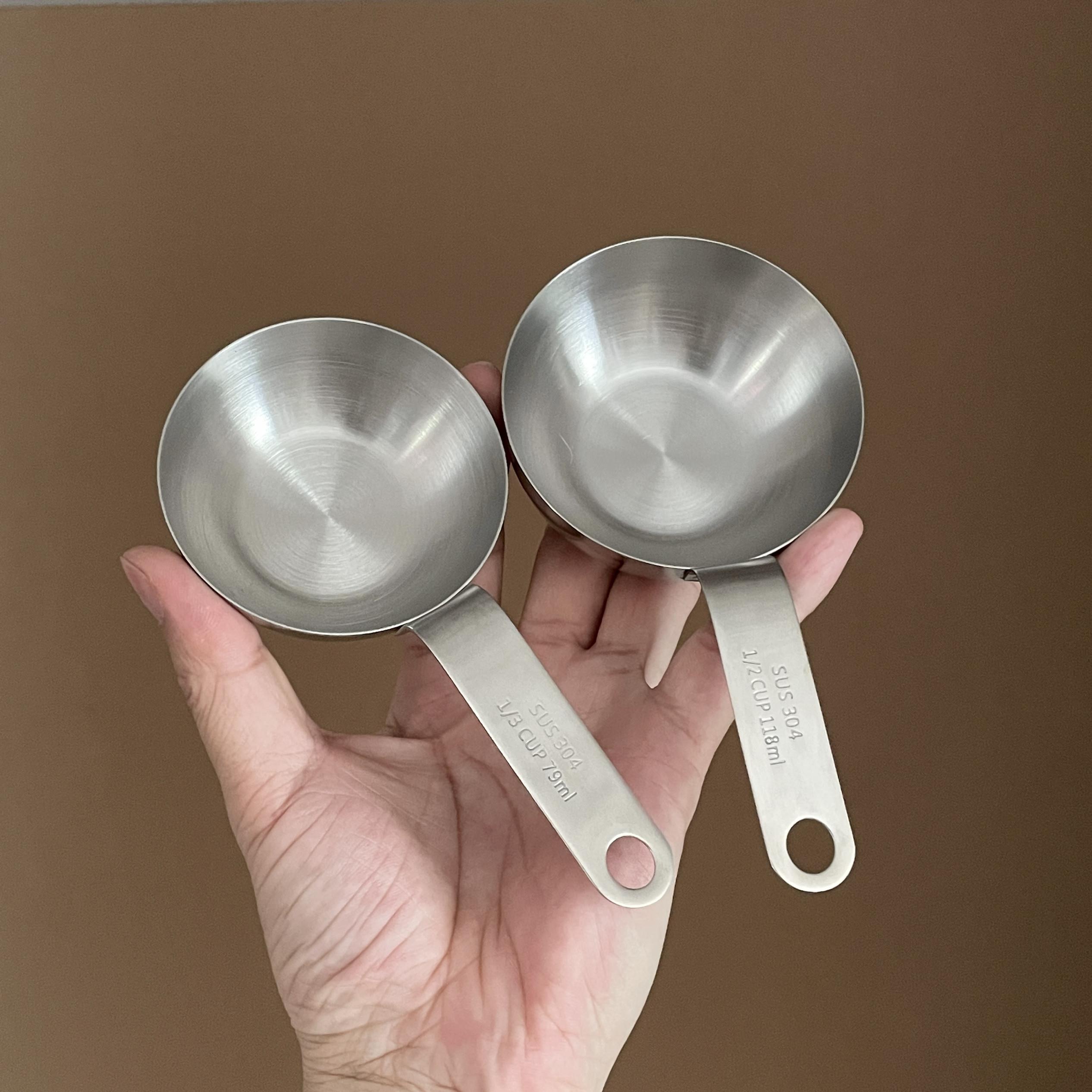 04不锈钢量勺烘焙量匙量杯毫升勺子调味勺商用厨房液体定量杯